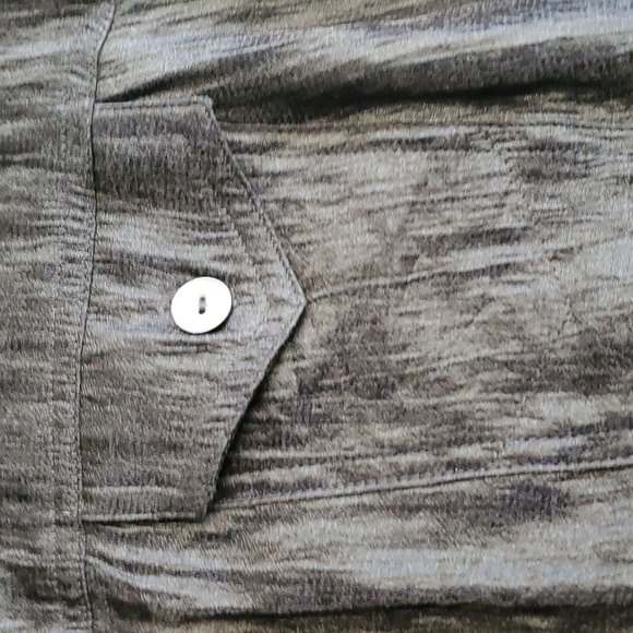 Croft & Barrow jacket womens size large BLACK button down black womens - Picture 7 of 14